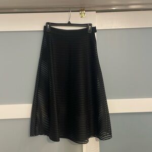 Adorable black mid length skirt